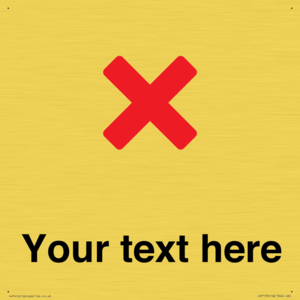 Custom plain background, red cross sign